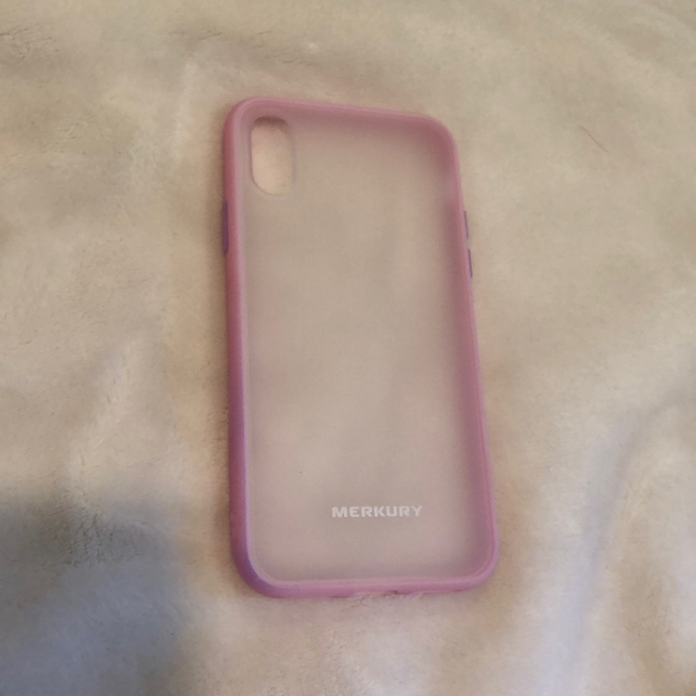 iphone x/xs clear matte case